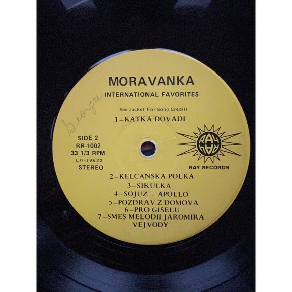 Moravanka International Favorites Czechoslovak Ensemble LP Ray 1002 VG Signed - Picture 7 of 7